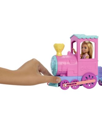 Barbie Day at the Fair Toy Train Set with Chelsea Small Doll and Festival Accessories - Image 4