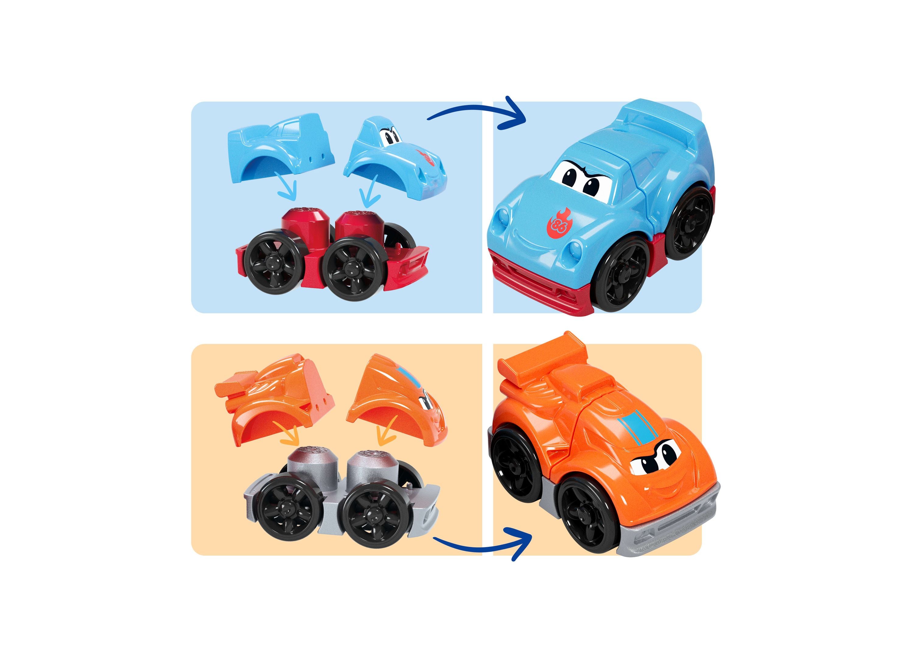 Mega Bloks First Builders Build and Race Rig Toy Blocks, 19 Pieces - Image 3