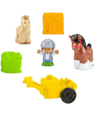 Alternative view of Little People Friendly Horses Stable Toddler Playset - 6 Pieces