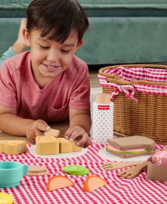 Fisher Price 31-Piece Wooden Picnic Play Set - Image 3