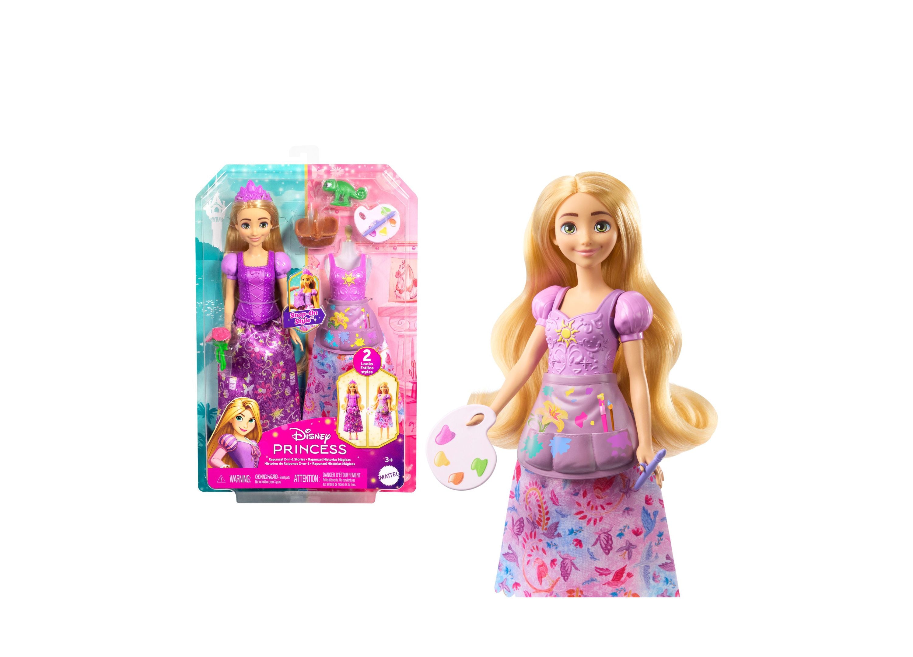 Disney Princess 2-in-1 Rapunzel Fashion Doll - Dual Adventure Outfits