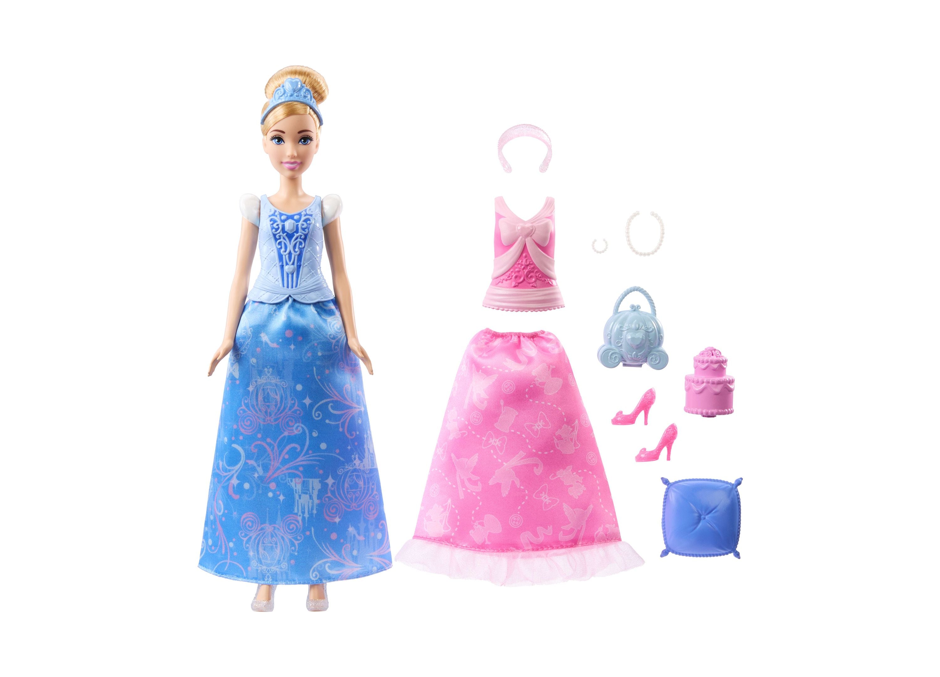 Disney Princess 11.5 inch Cinderella Fashion Doll - 2-in-1 Outfits