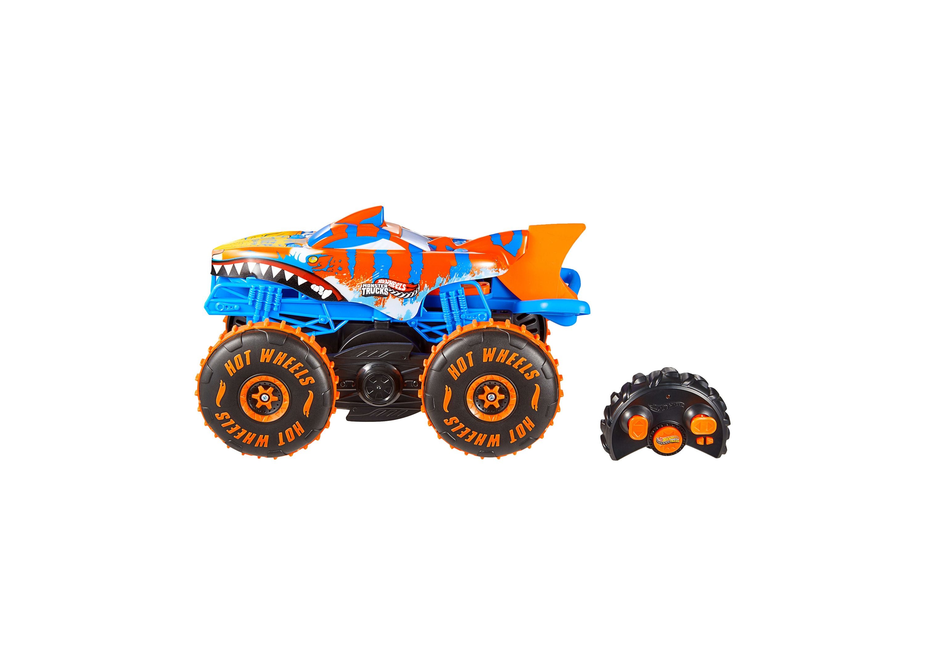 Alternative view of Hot Wheels RC 1:15 Monster Trucks Tiger Shark Climber Vehicle Toy