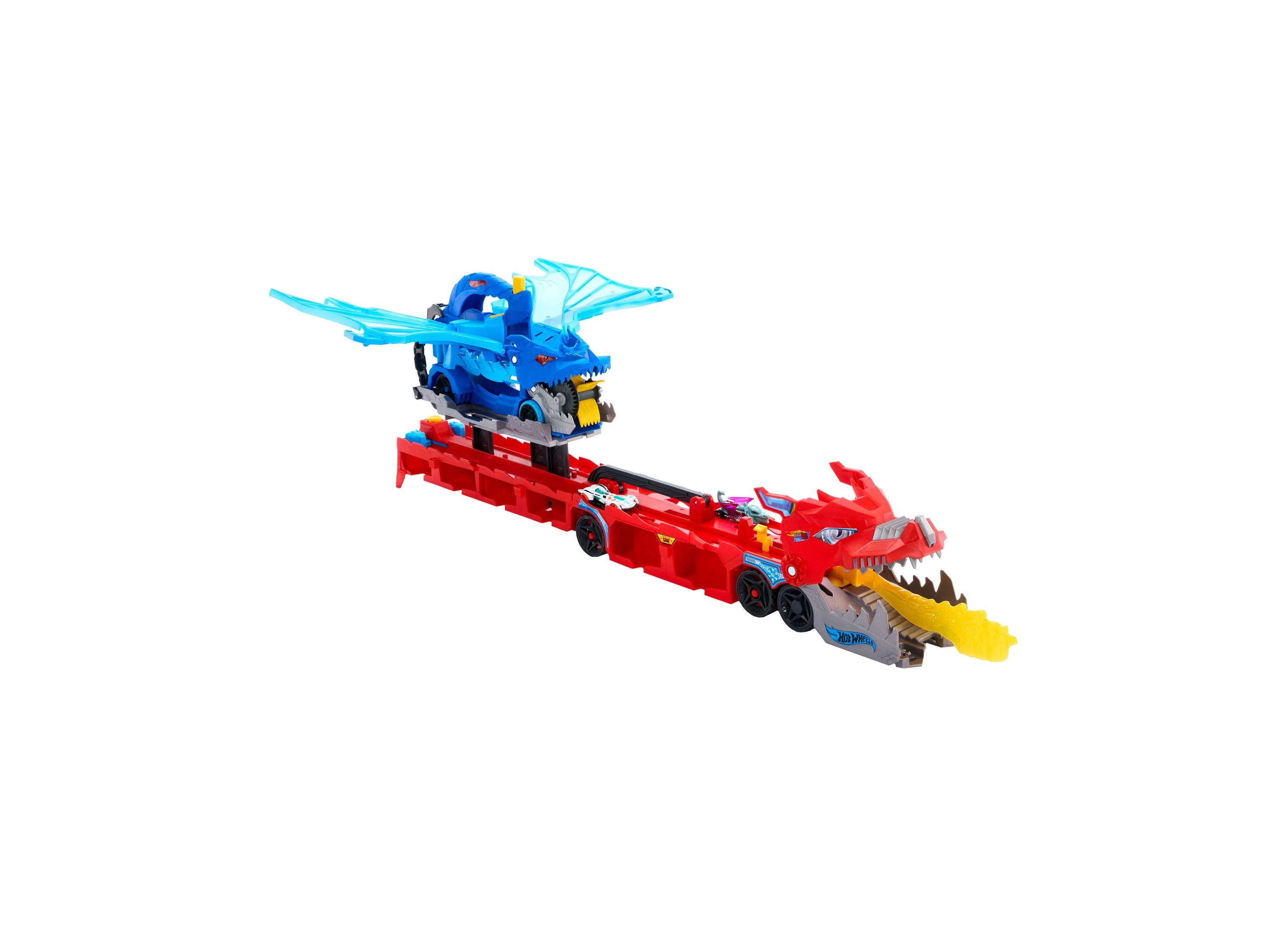 Hot Wheels Ultimate Dual Dragon Transporter Toy Cars - Image 5