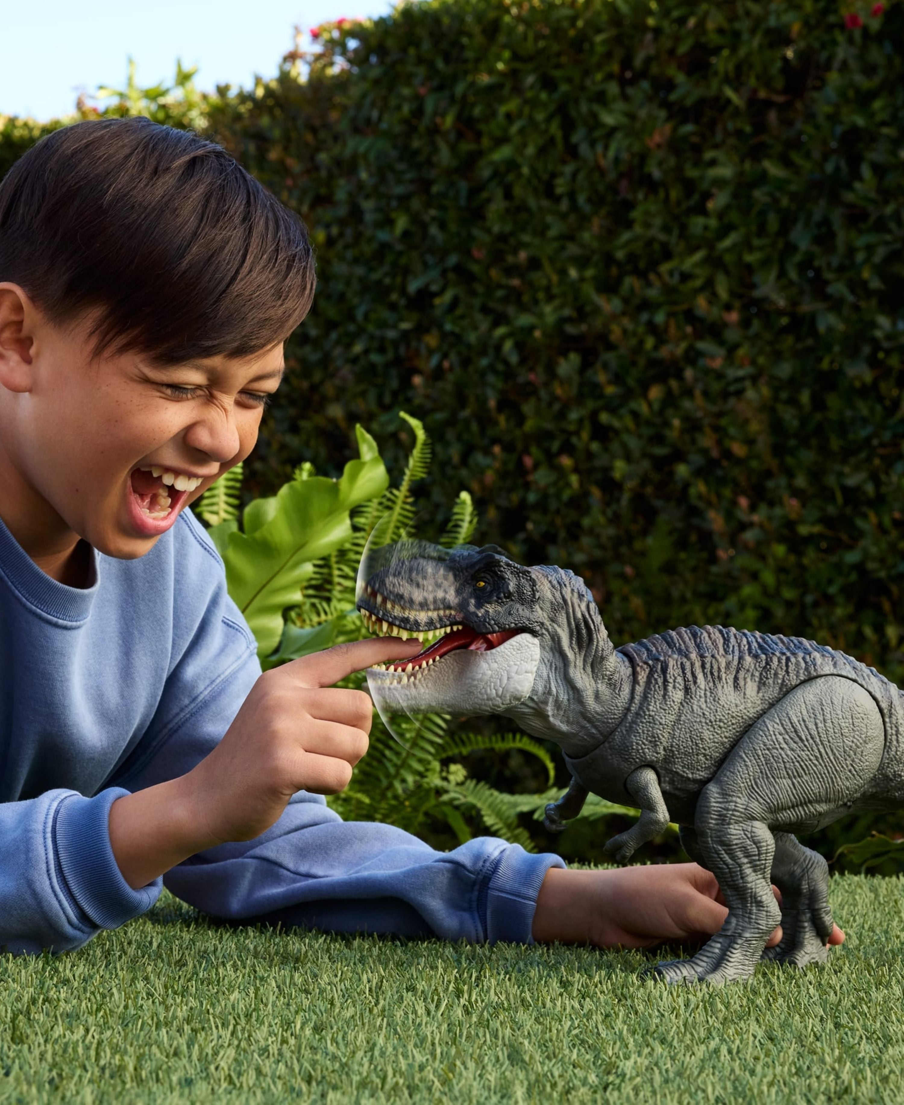 Alternative view of Jurassic World Rebirth Power Devour Tyrannosaurus Rex Dinosaur Figure