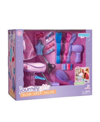 Journey Girls 21-Piece Glam Hair Salon Playset - Image 4
