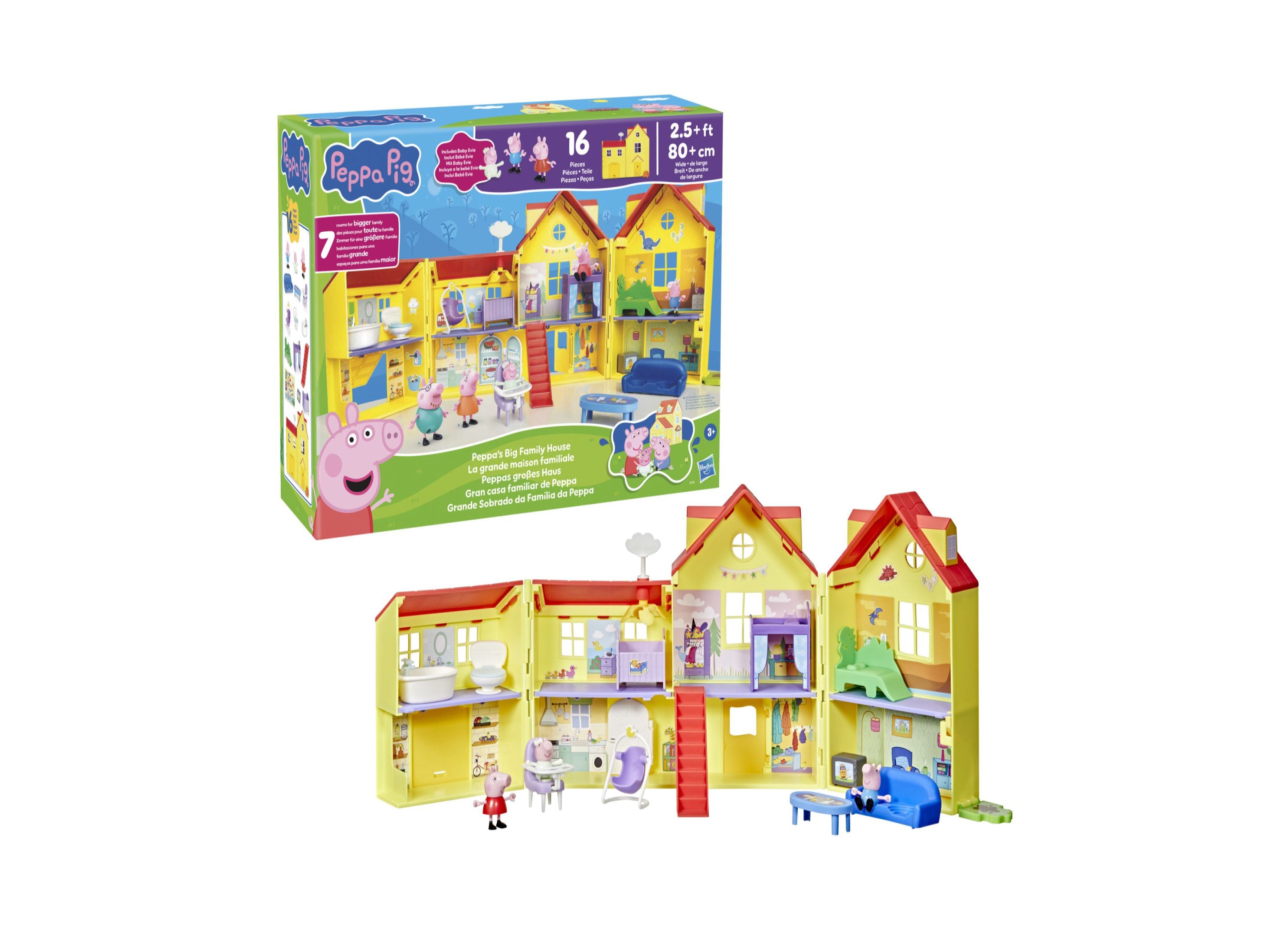 Peppa Pig's Big Family House Interactive Playset