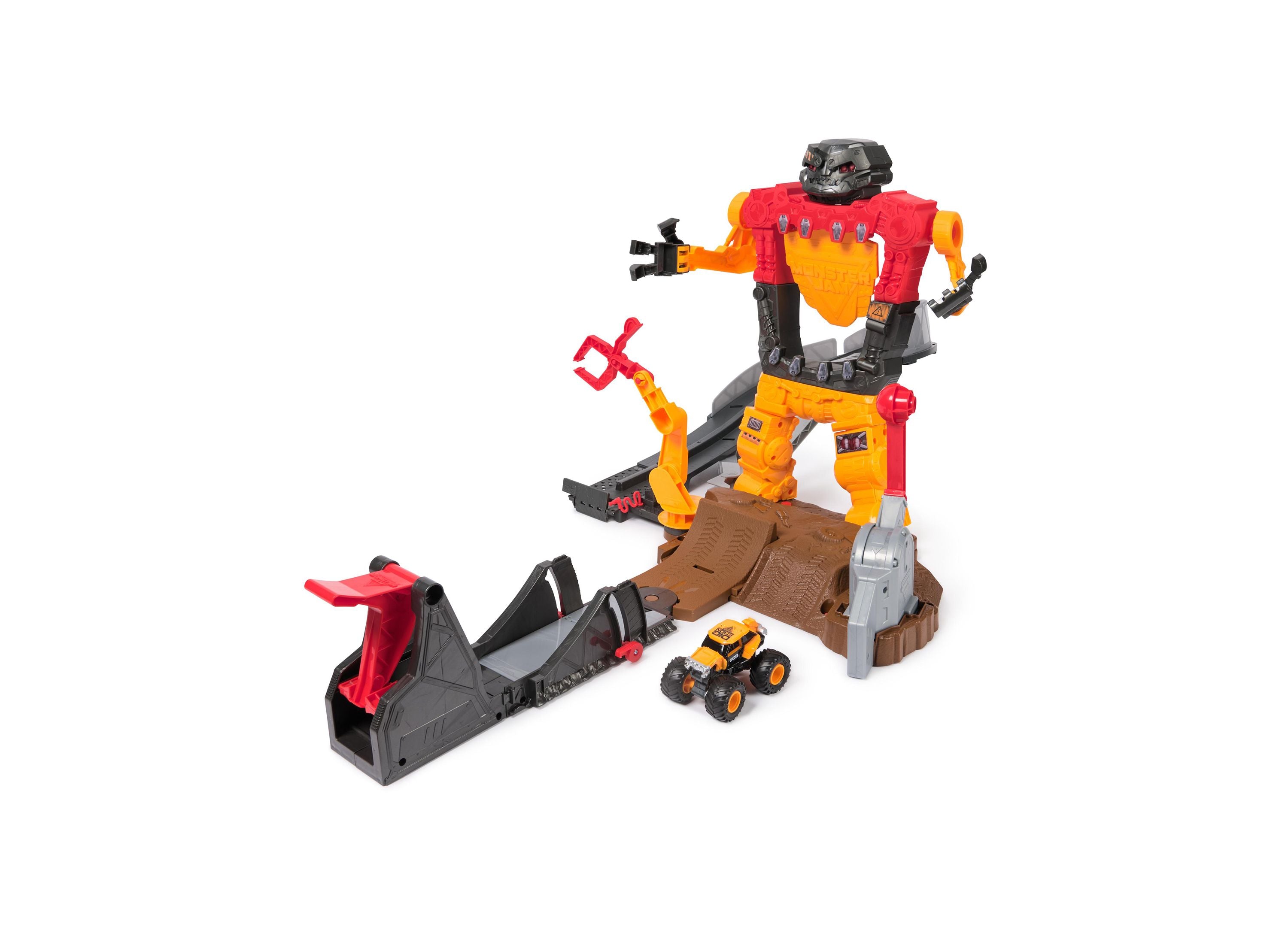 Monster Jam Smash Bot Playset with Exclusive Trucks