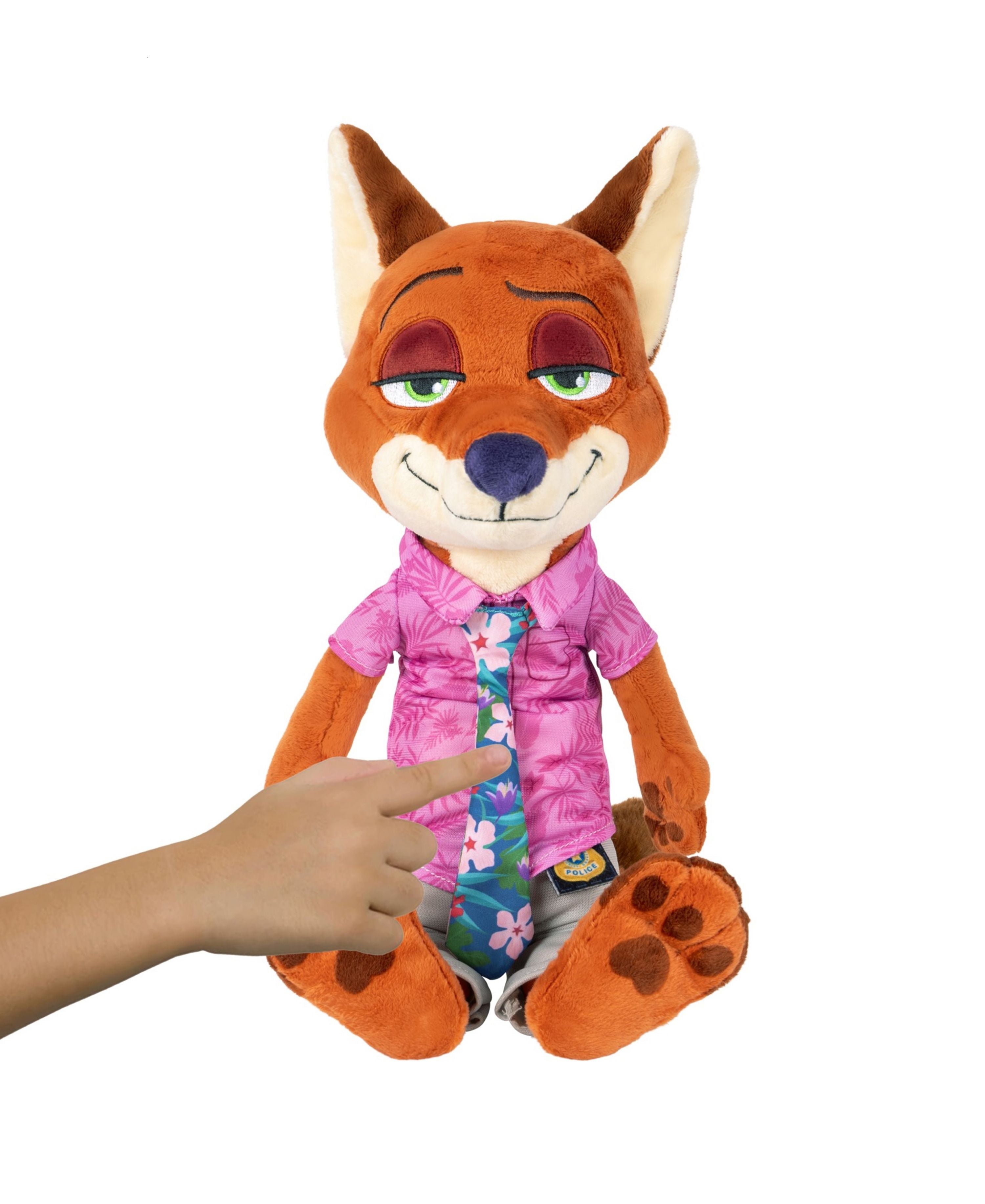Alternative view of Zootopia 14 Inch Talking Nick Wilde Plush Toy