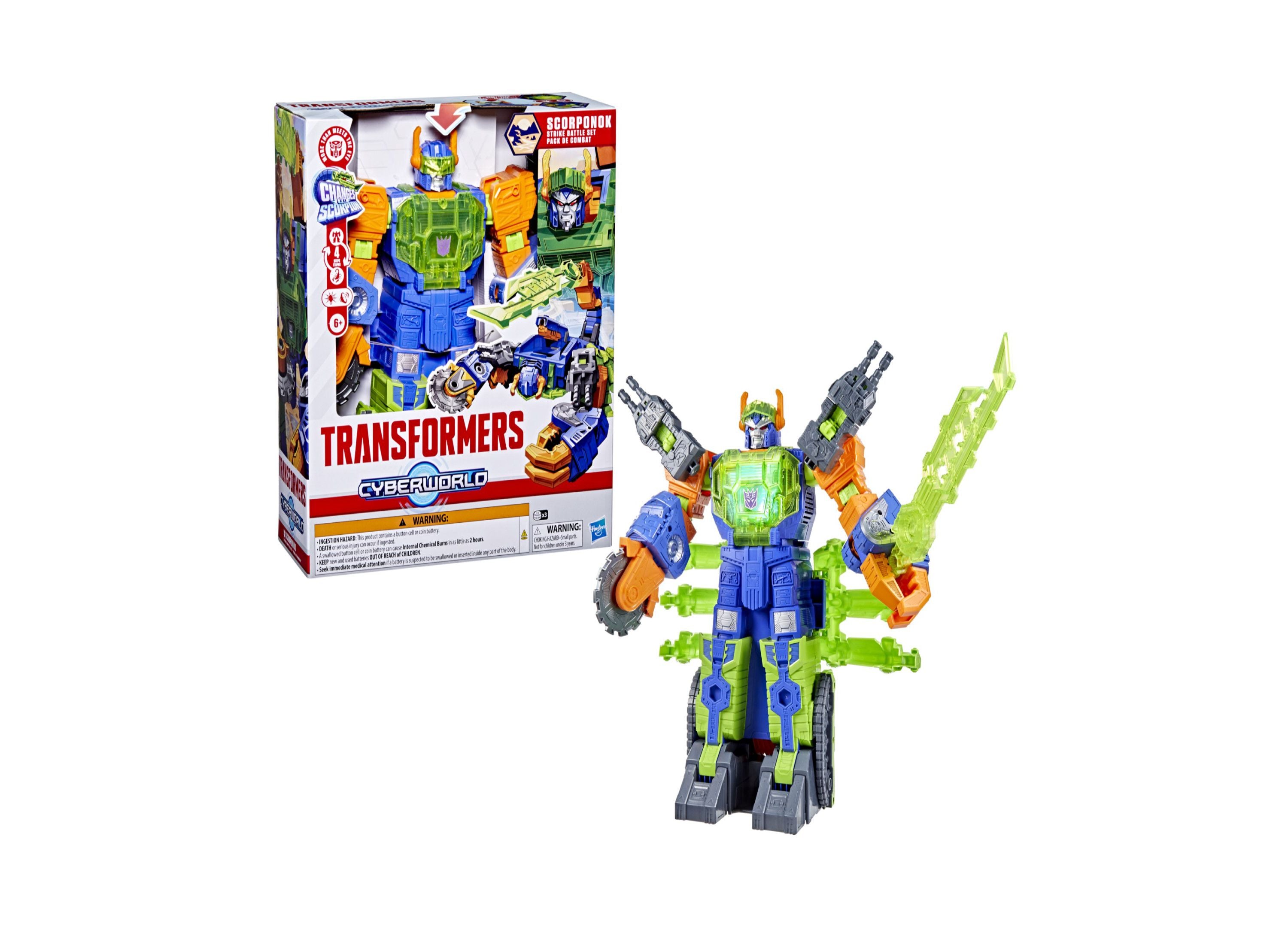 Transformers Cyberworld Scorponok Strike Battle Set