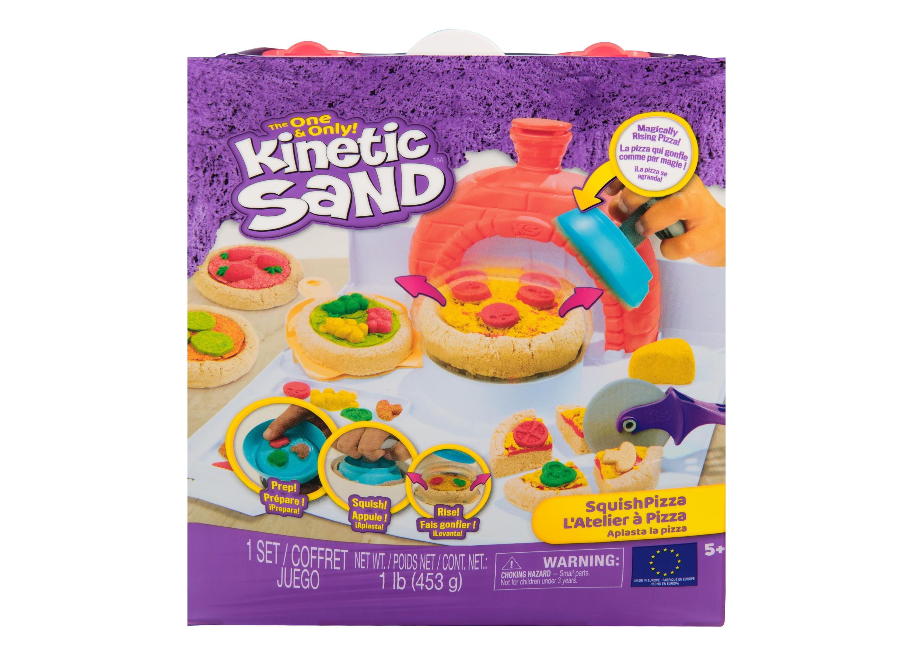 Kinetic Sand SquishPizza Rising Pizza Playset - Multicolor