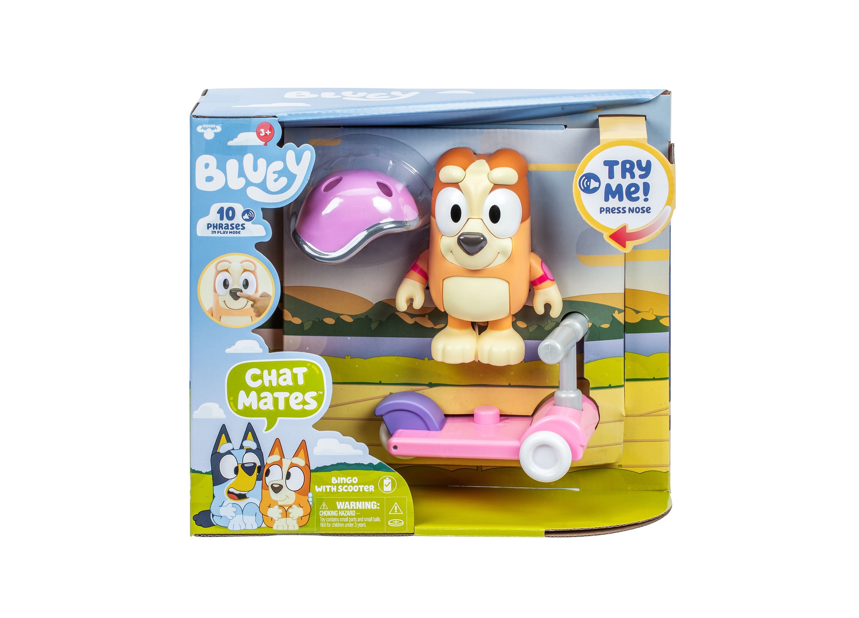 Bluey S13 Chat Mates Bingo Figure with Scooter Playset