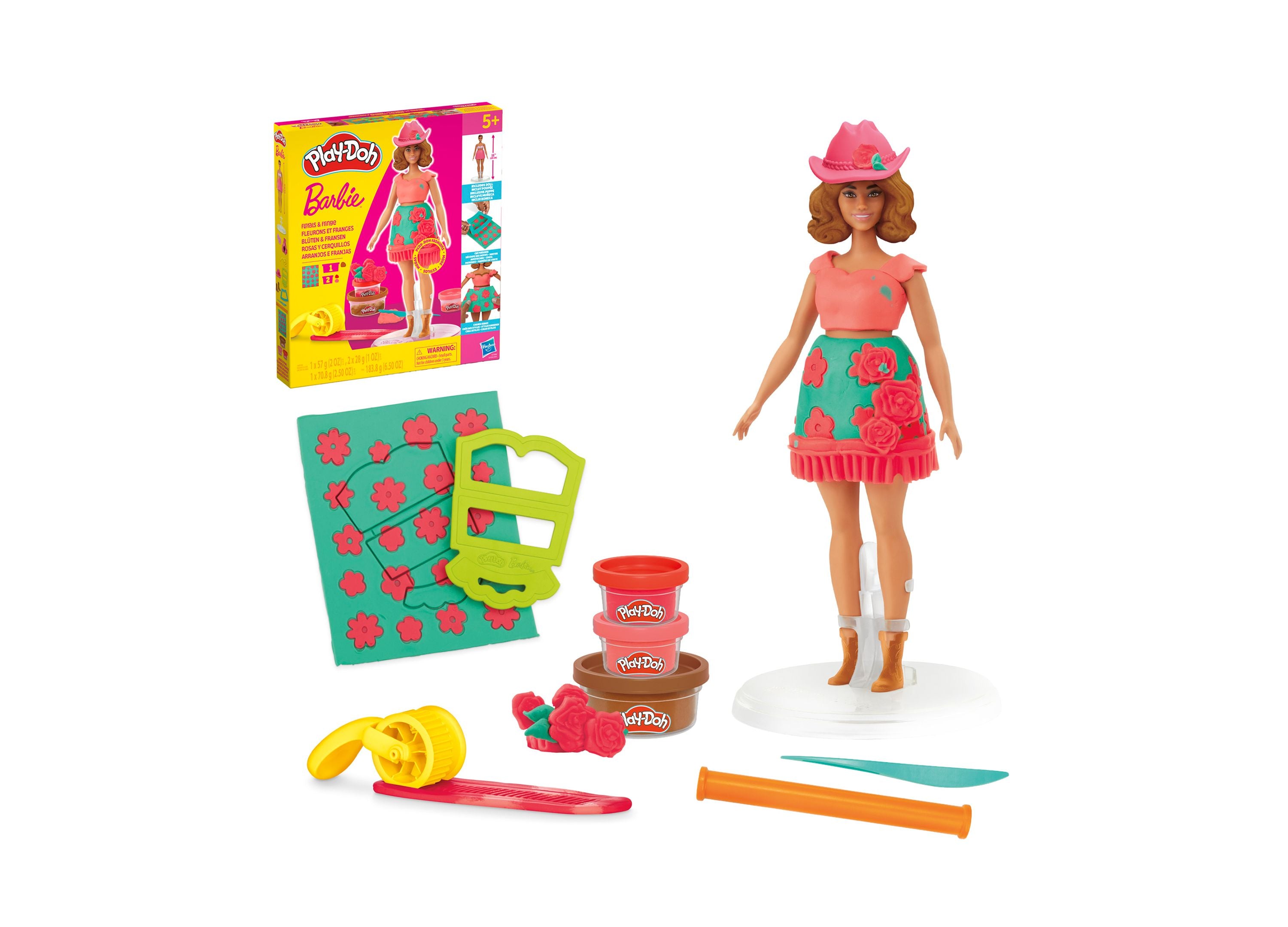 Play-Doh Barbie Florals and Fringe Fashion Designer Set