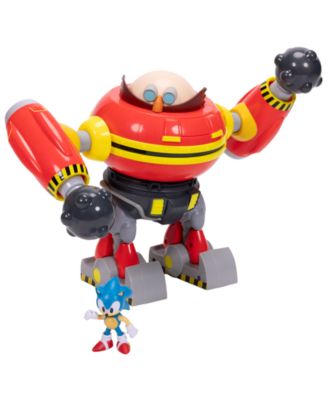 Alternative view of Sonic Hammer Egg Robot with Articulated Sonic Figure Deluxe Playset