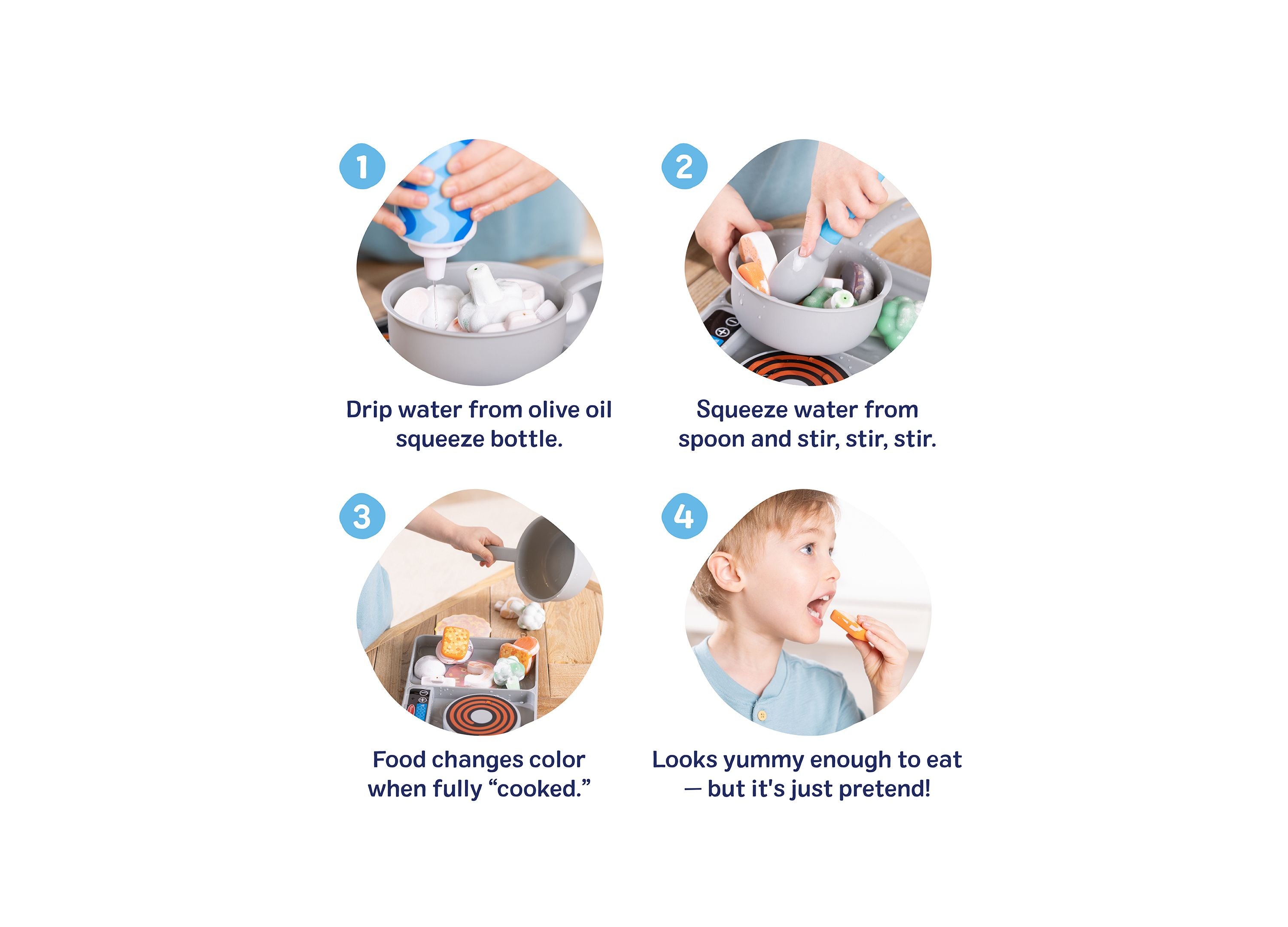 Melissa & Doug Water Wow Simmer & Serve Play Set - Image 3