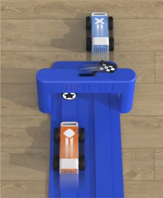 Geoffrey's Toy Box 20-Piece Downhill Derby Racetrack Set - Image 5