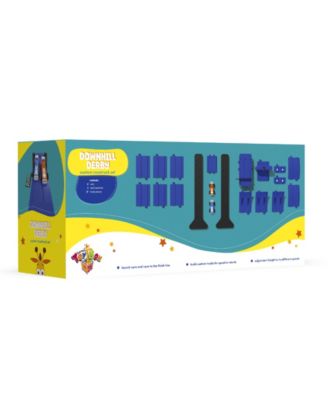 Geoffrey's Toy Box 20-Piece Downhill Derby Racetrack Set - Image 6