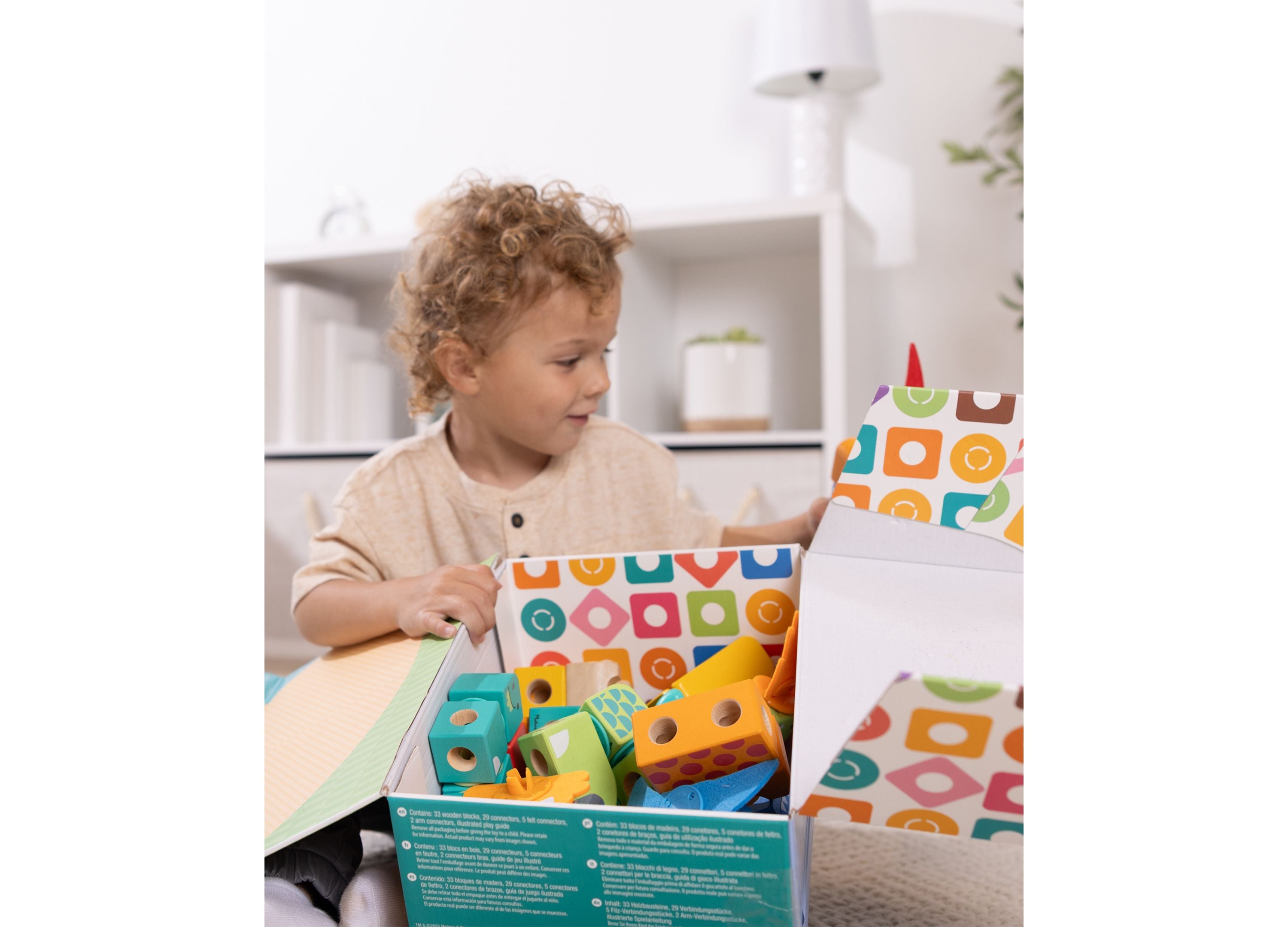 Melissa & Doug Dinosaur Blockables Play Set - 69 Pieces - Image 6