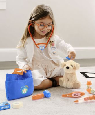 Geoffrey's Toy Box Star Pets Vet Care Playset with Plush Pet and Accessories - Image 4