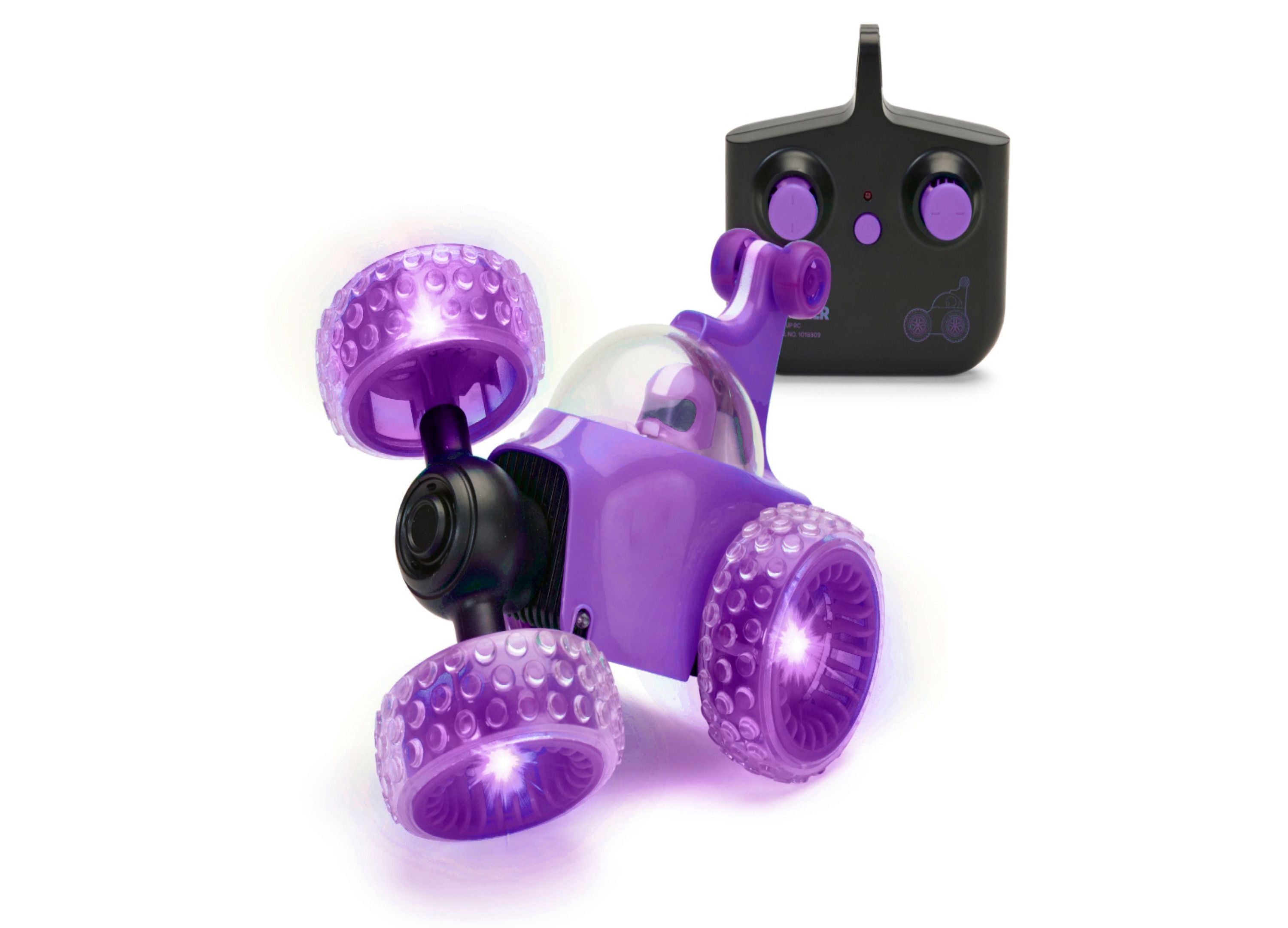 Sharper Image Remote Control Wheelie Spinner Stunt Car Toy - Multicolor