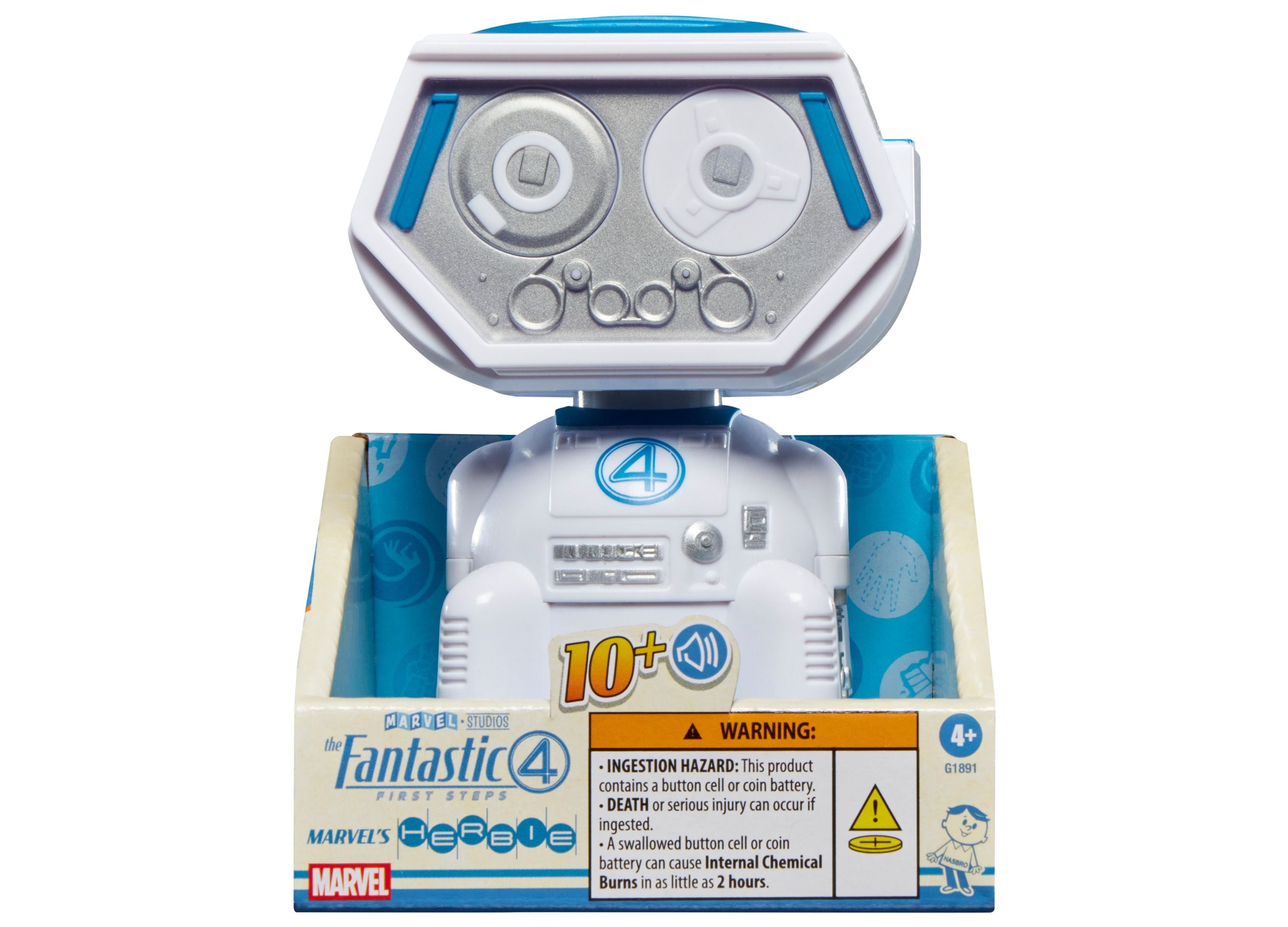 Hasbro Marvel: The Fantastic Four 4-Inch H.E.R.B.I.E. Action Figure - Image 3