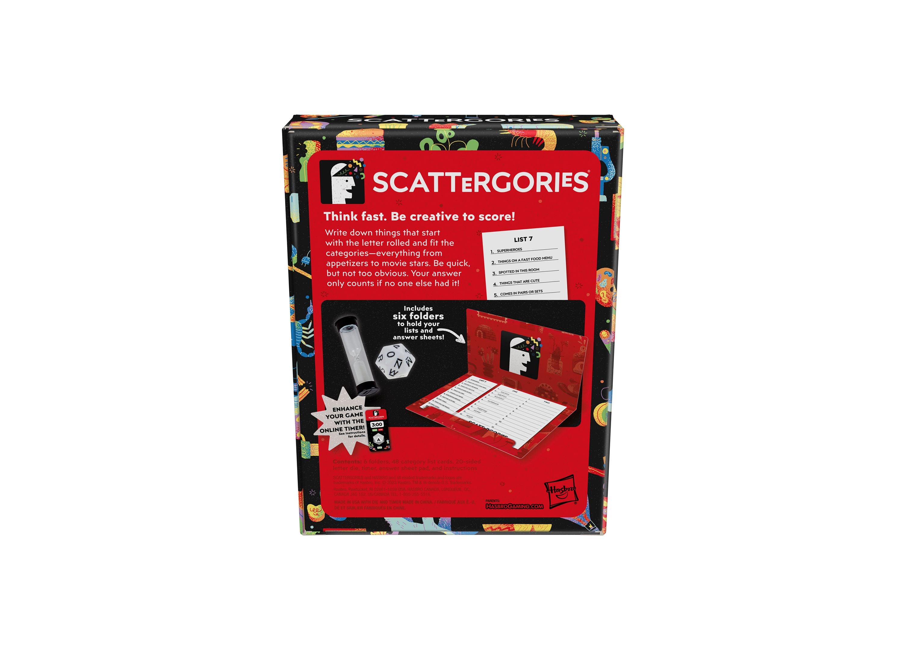 Hasbro Scattergories Classic Fast-Thinking Board Game - Image 4