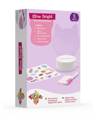 Alternative view of Geoffrey's Toy Box Cat Head Glow Bright Dry-Erase Light Board