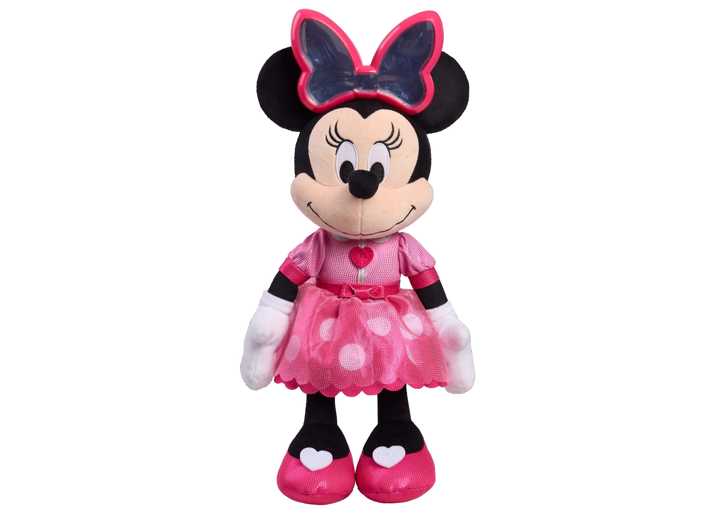 Disney Jr. 15 inch Interactive Colorfinity Minnie Mouse Plush Toy