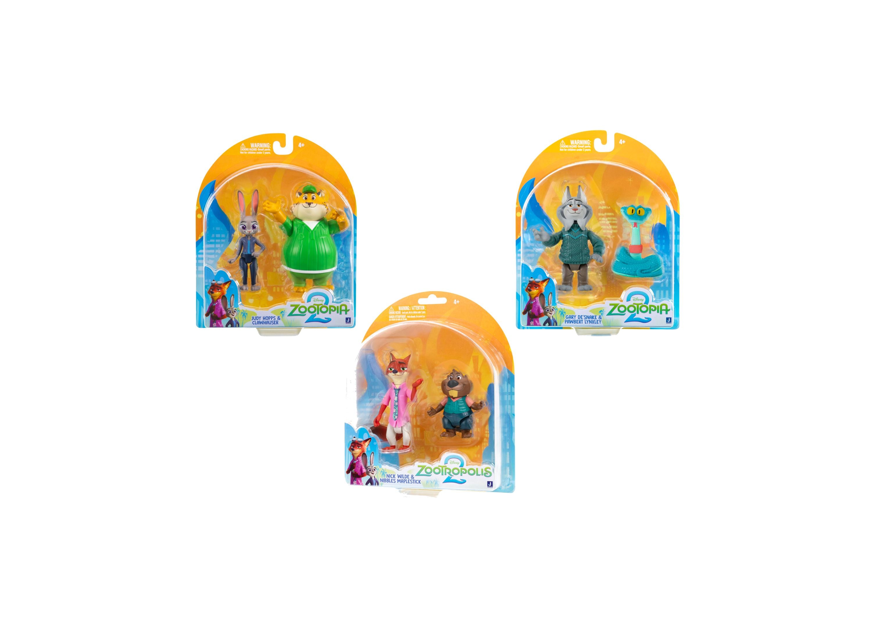 Zootopia 2-Pack Assorted Character Figure Set