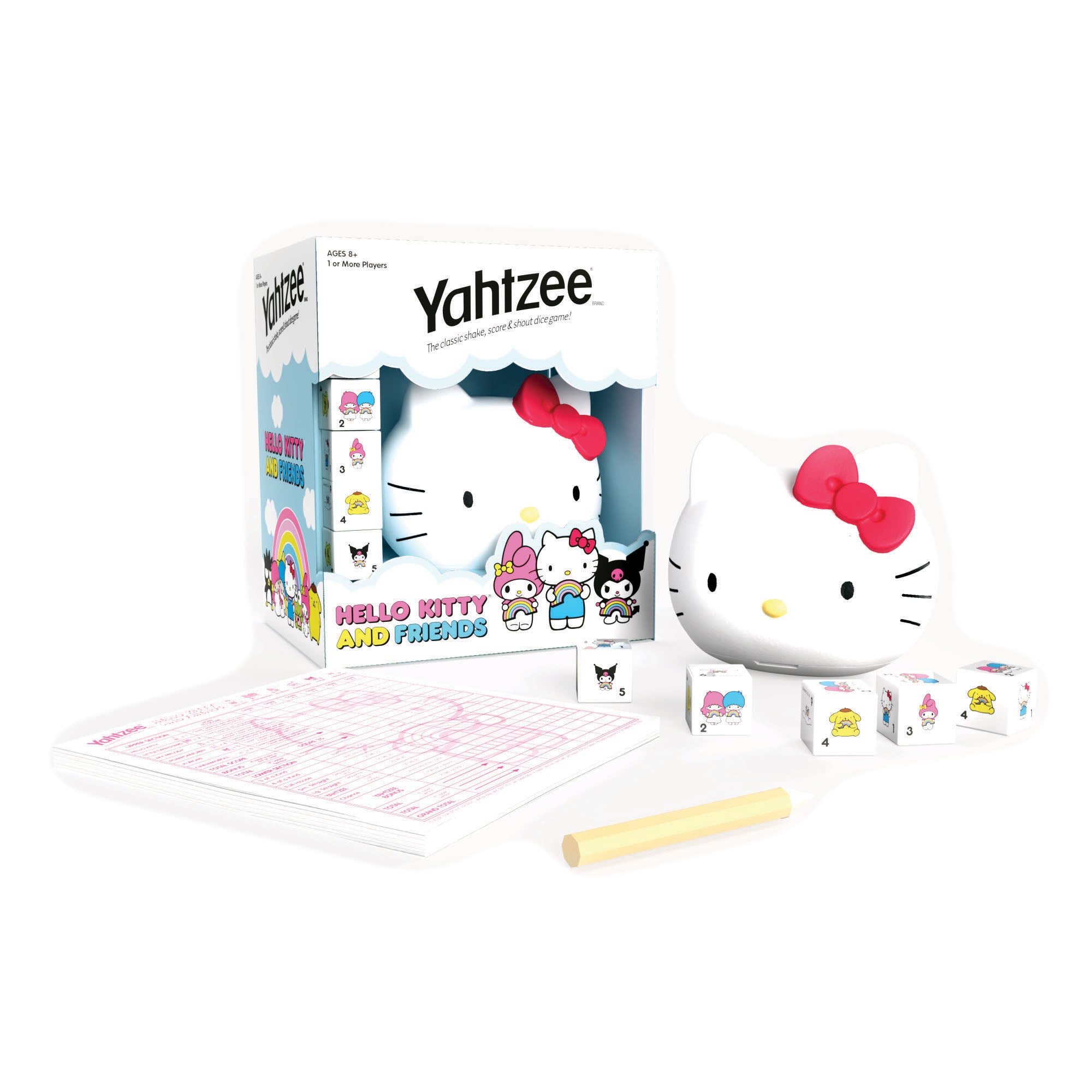 Hello Kitty And Friends Yahtzee Dice Game