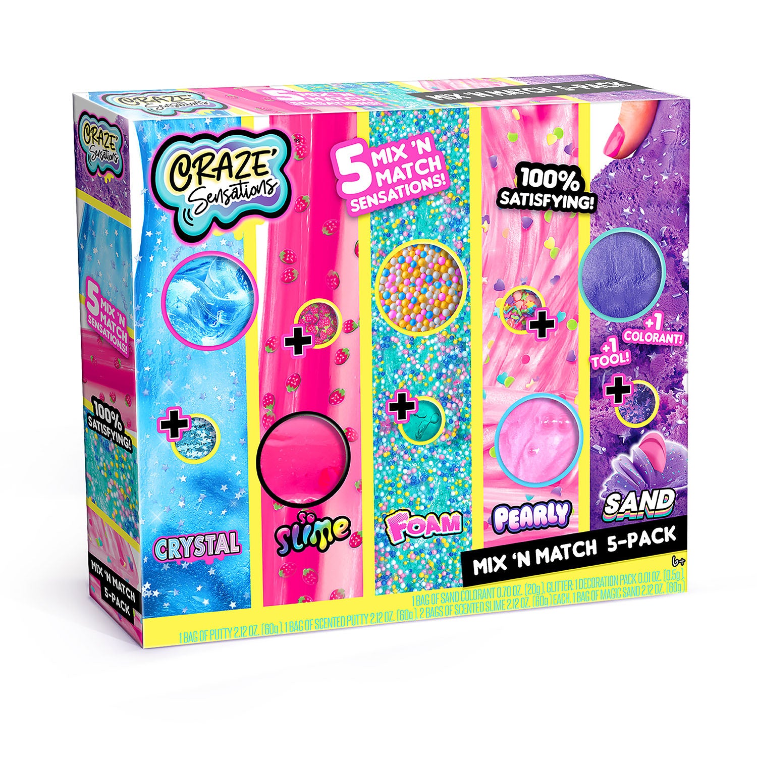 Alternative view of Craze Sensations Mixn Match 5-Pack Blind Bag (Colors/Styles May Vary)