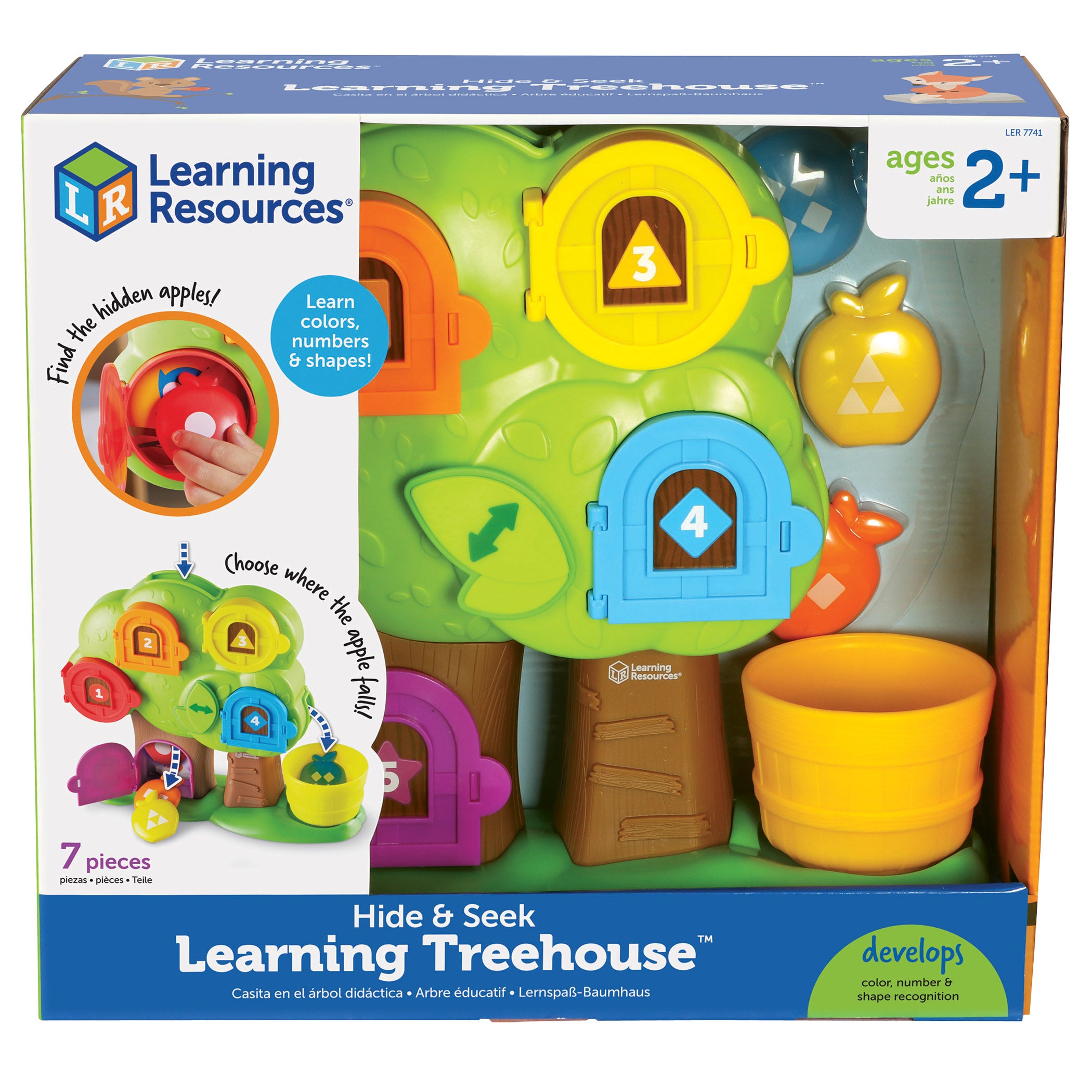 Alternative view of Learning Resources Hide & Seek Learning TreeHouse - Interactive Educational Toy