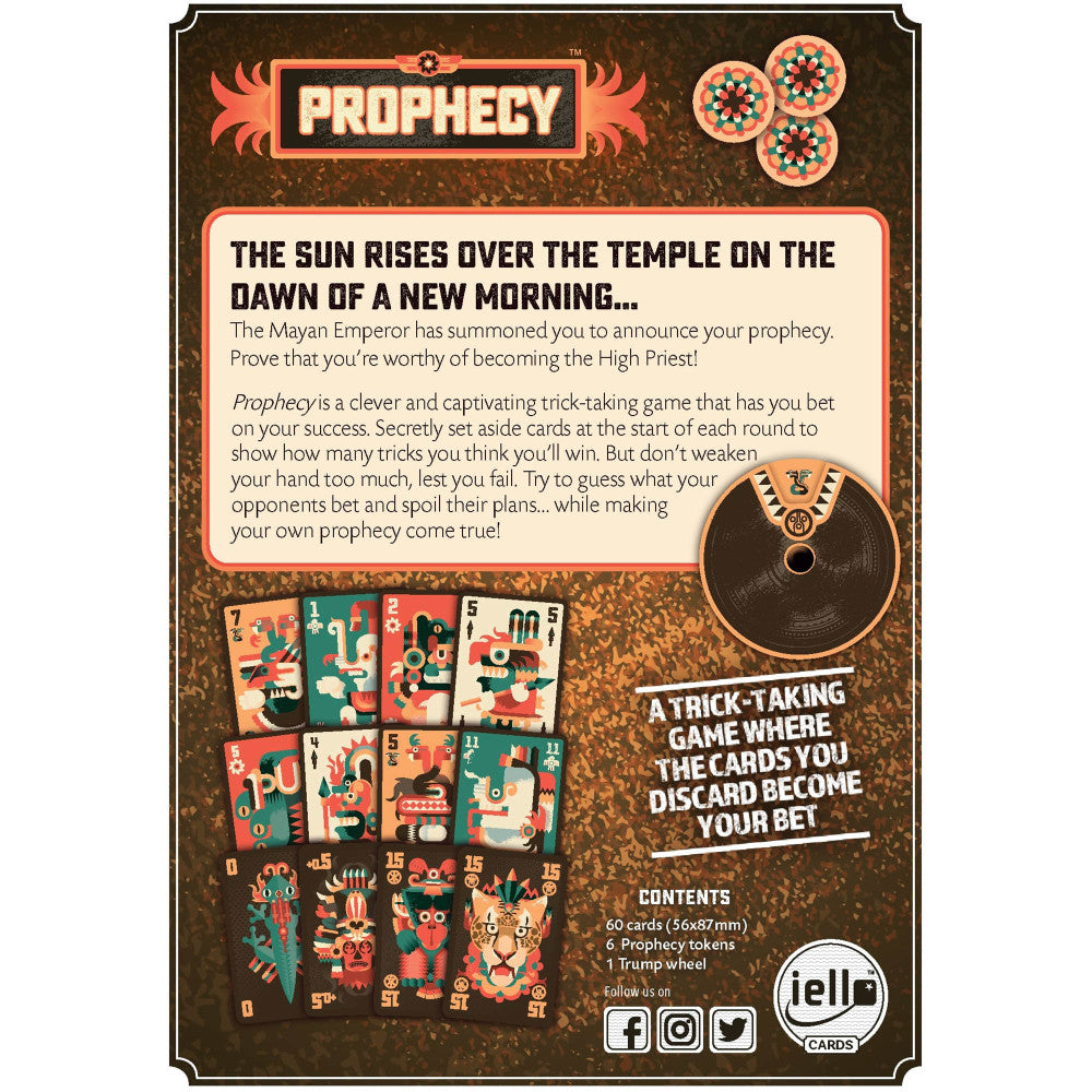 Alternative view of IELLO Prophecy Mayan-Themed Strategic Card Game