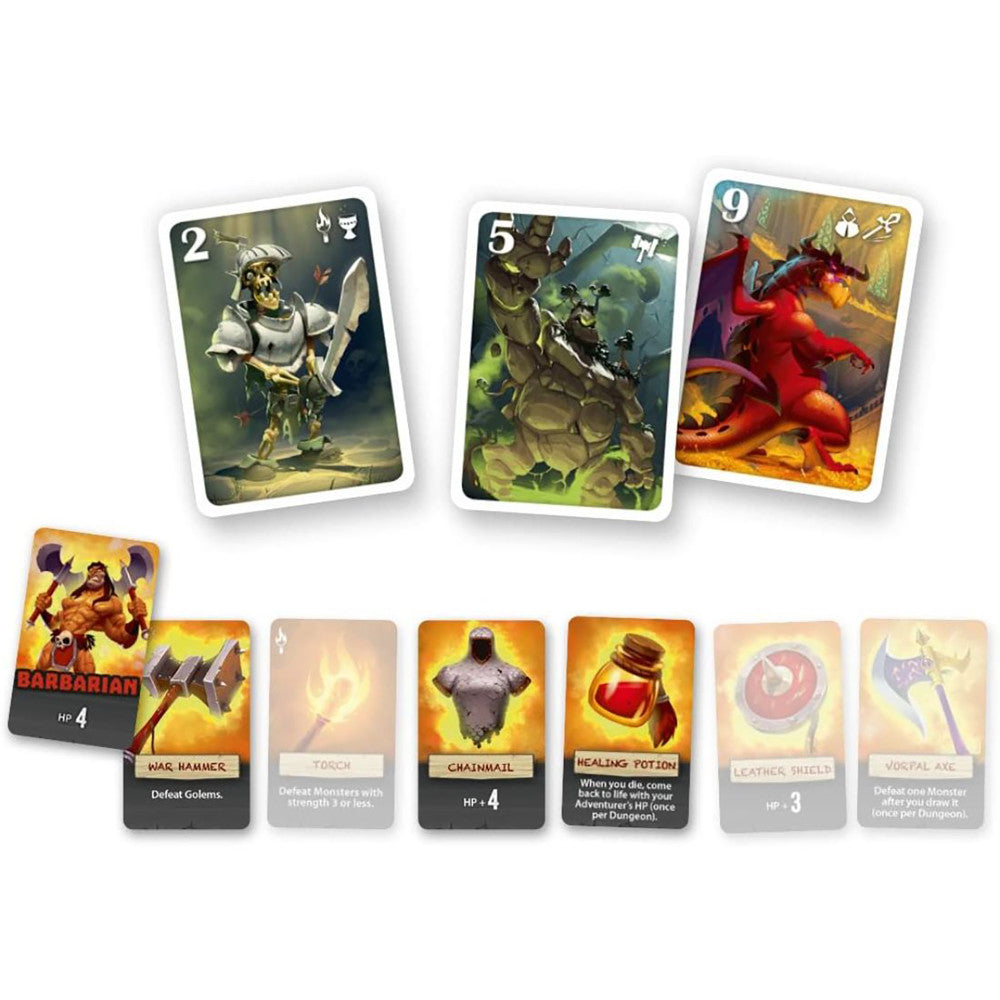 Alternative view of Welcome to the Dungeon IELLO Strategy Board Game