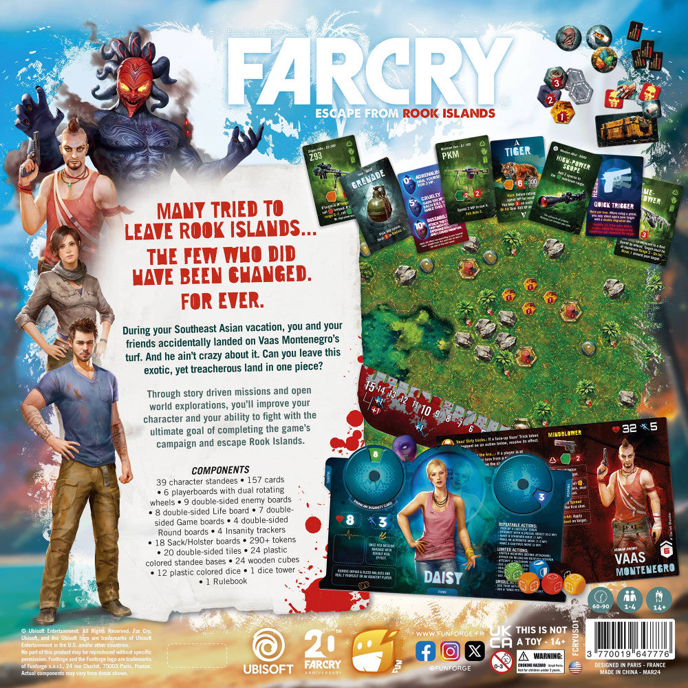 Funforge Far Cry: Escape from Rook Islands - Strategy Board Game for 1-4 Players - Image 2