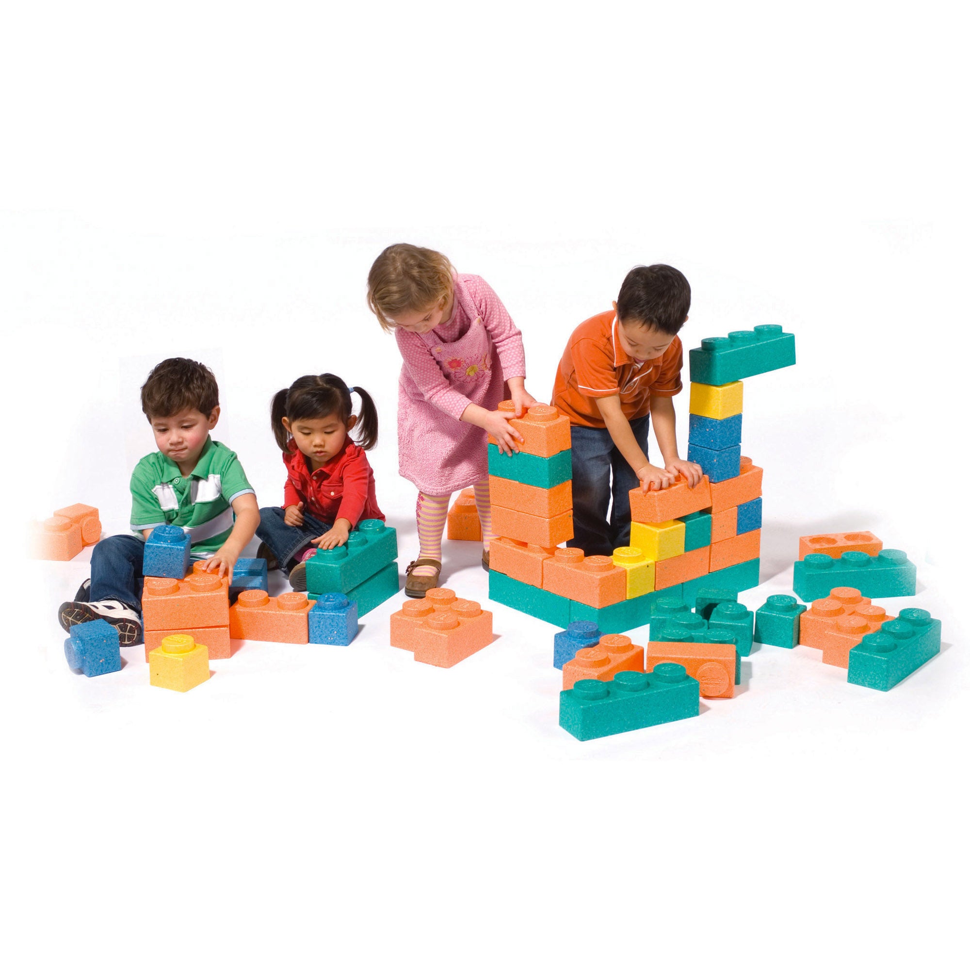Alternative view of Creativity Street Gorilla Blocks 66-Piece XL Building Set - Assorted Colors