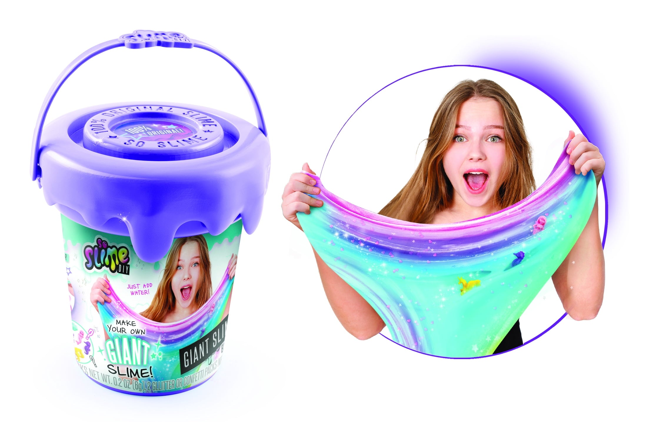 Alternative view of So Slime DIY Giant Slime Bucket - Vibrant Purple