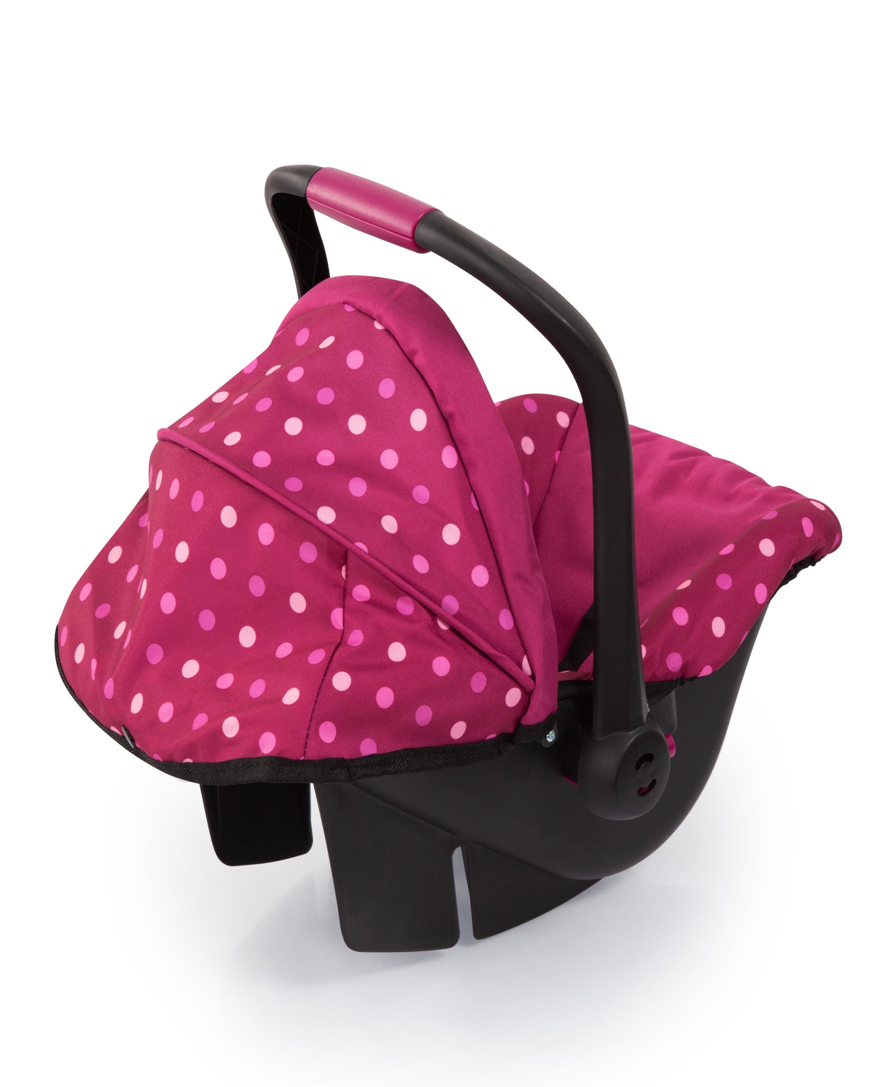 Bayer Design Deluxe Polka Dot Baby Doll Car Seat with Canopy - Image 4