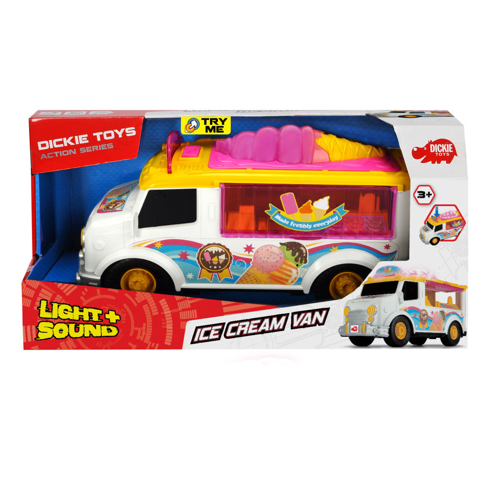 Dickie Toys Interactive 12-Inch Ice Cream Van with Sounds - Image 2
