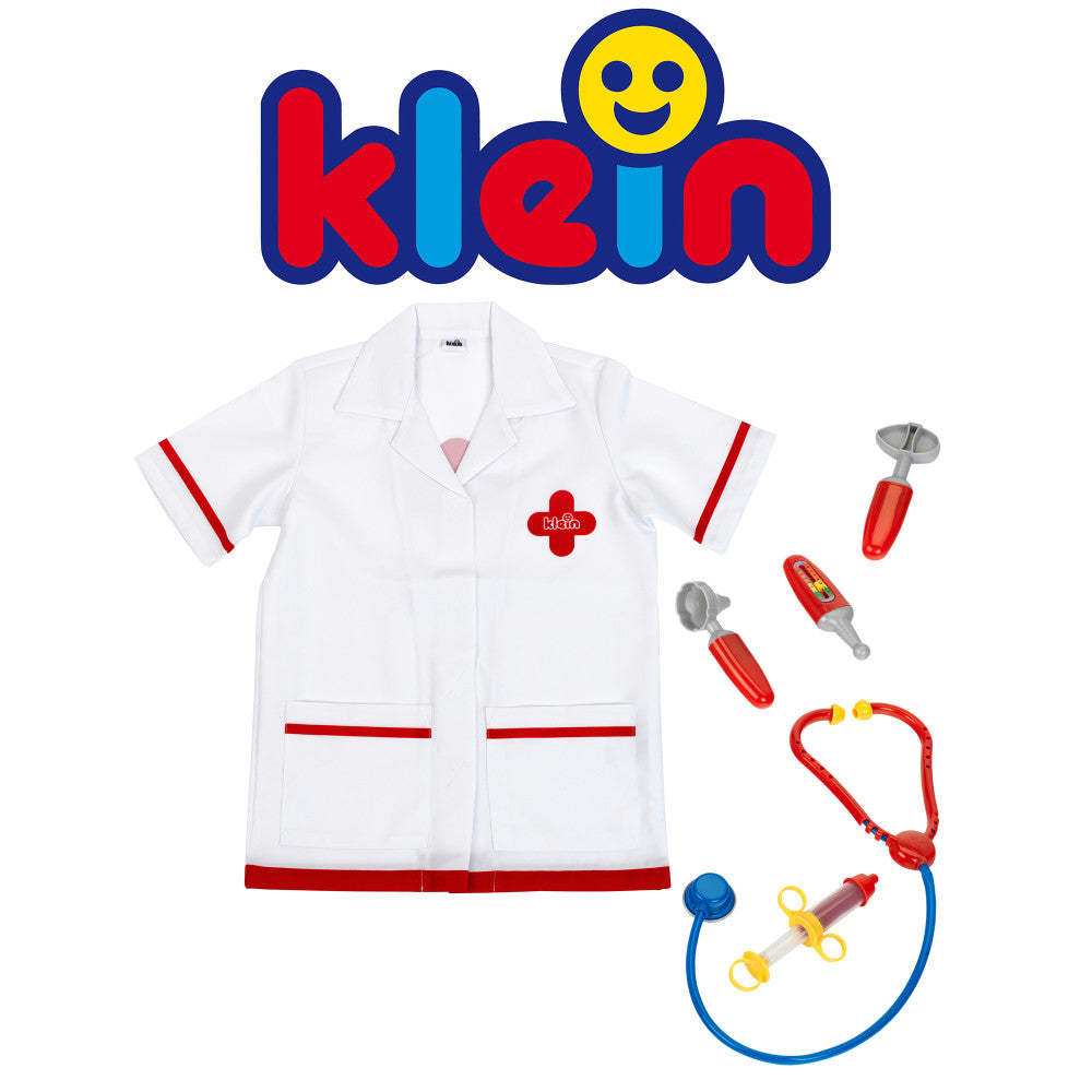 Klein 6-Piece PRO Doctor Costume Set - White & Red - Kids Ages 3+ - Image 7