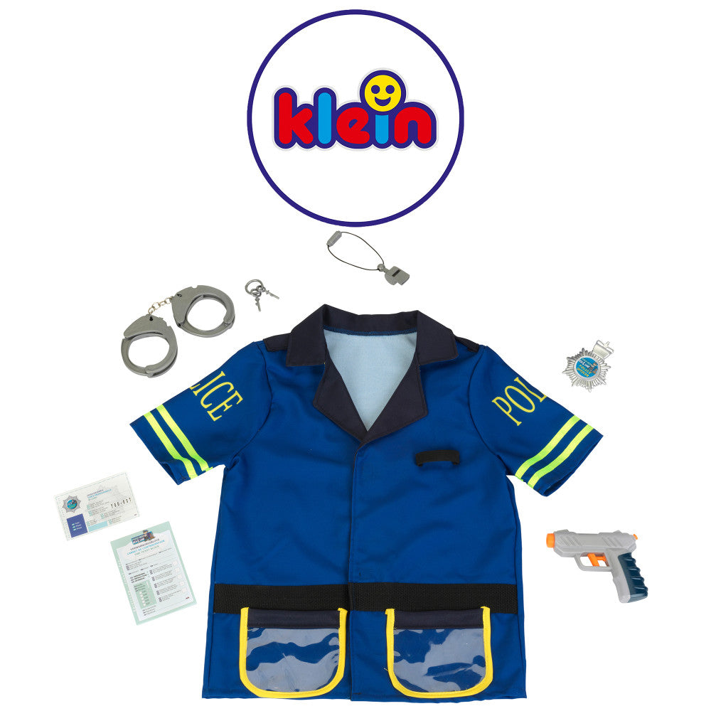 Alternative view of Klein 7pc PRO Police Costume Set - Blue & Yellow - Kids Ages 3+