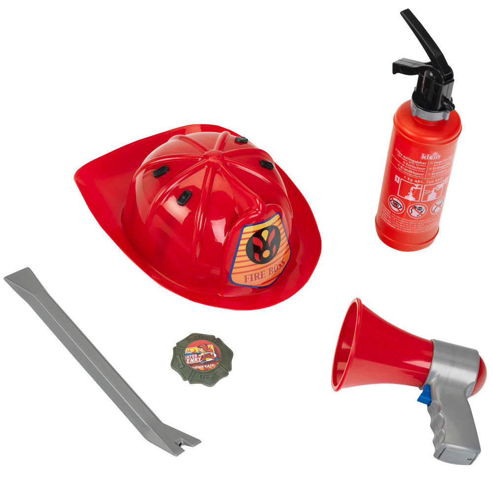 Alternative view of Klein 5-Piece PRO Firefighter Costume - Vibrant Red & Yellow - Kids Ages 3+