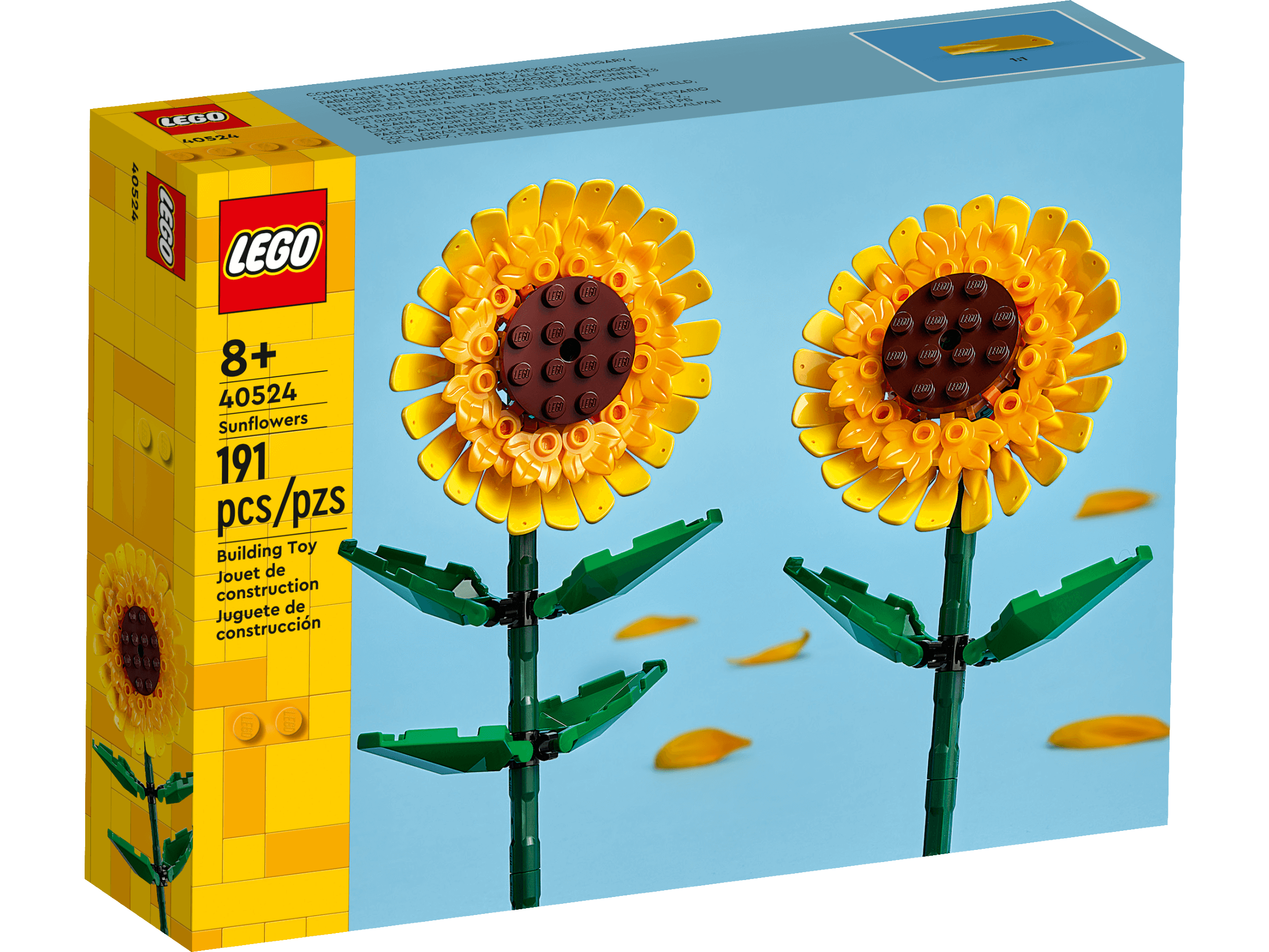 Alternative view of LEGO Botanicals Sunflowers 40524 Model Kit - 191 Pieces