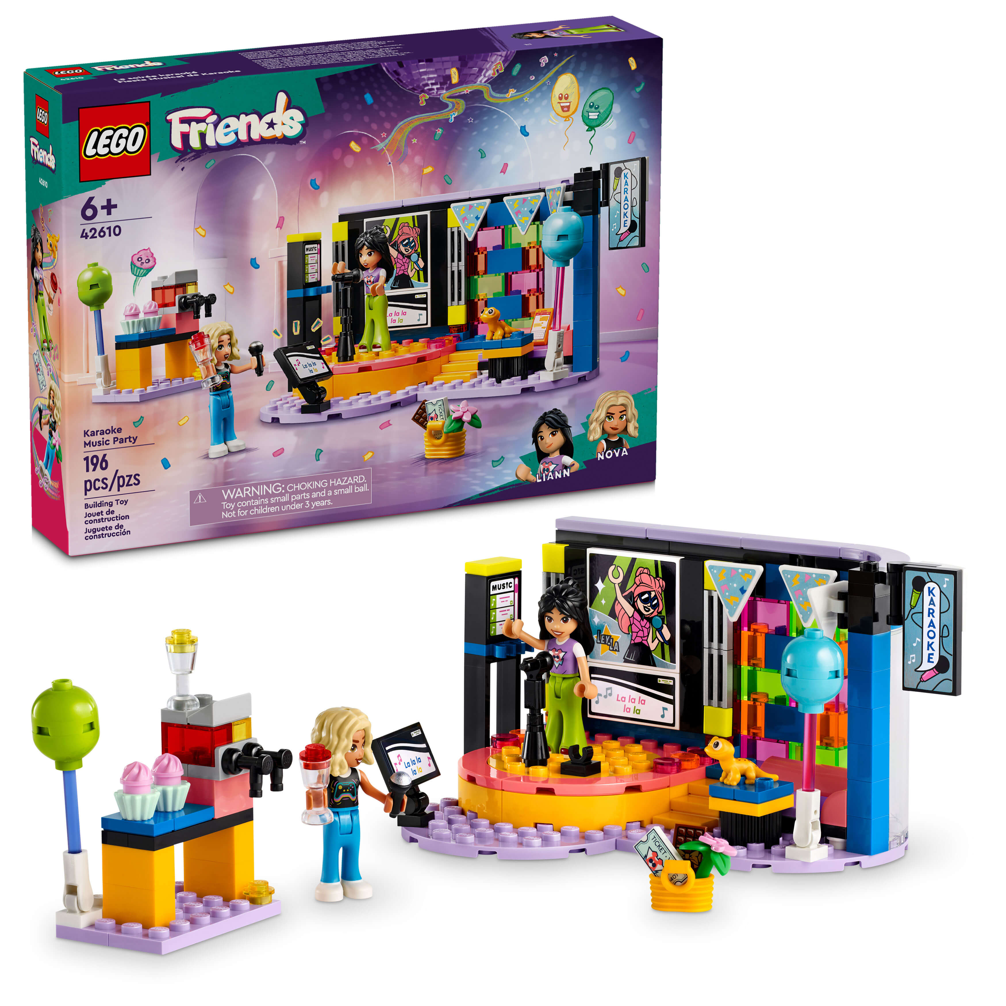 LEGO Friends 42610 Karaoke Music Party Set with Revolving Stage