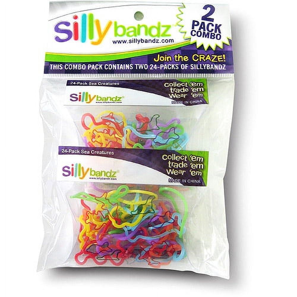 Silly Bandz Sea Creatures Stretchable Bracelet Set