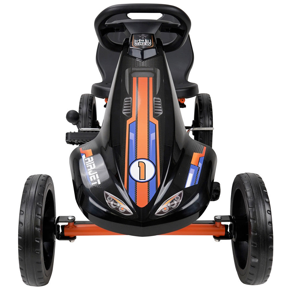 Alternative view of Air Jet Pedal Go Kart - Orange - Kids, Sporty Graphics