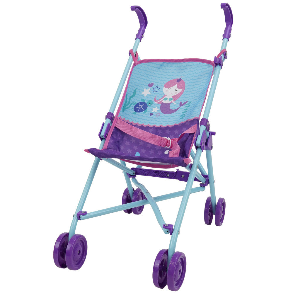 Alternative view of Mermaid Fantasy Doll Umbrella Stroller for Imaginative Play