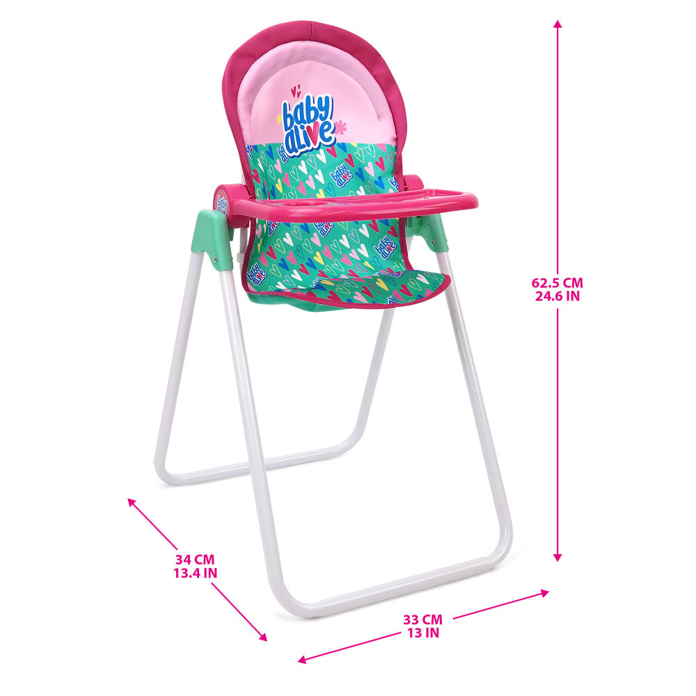 Alternative view of Baby Alive Doll Highchair Set - Colorful Mealtime Magic for Ages 3+