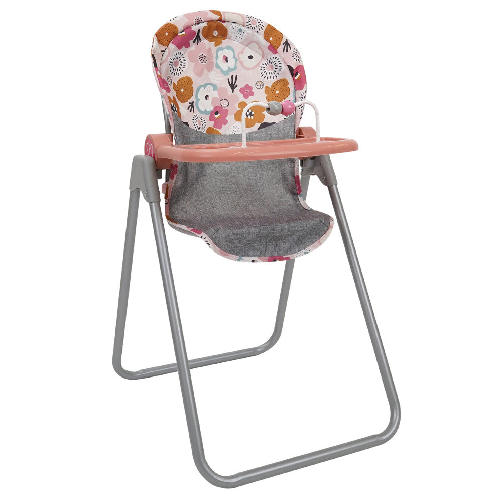 509 Crew - Melange Flora Foodie Doll Highchair Set, Ages 3+