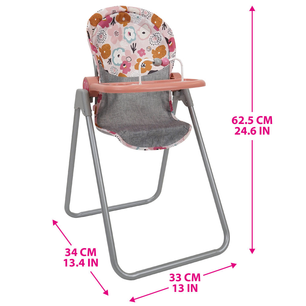 Alternative view of 509 Crew - Melange Flora Foodie Doll Highchair Set, Ages 3+